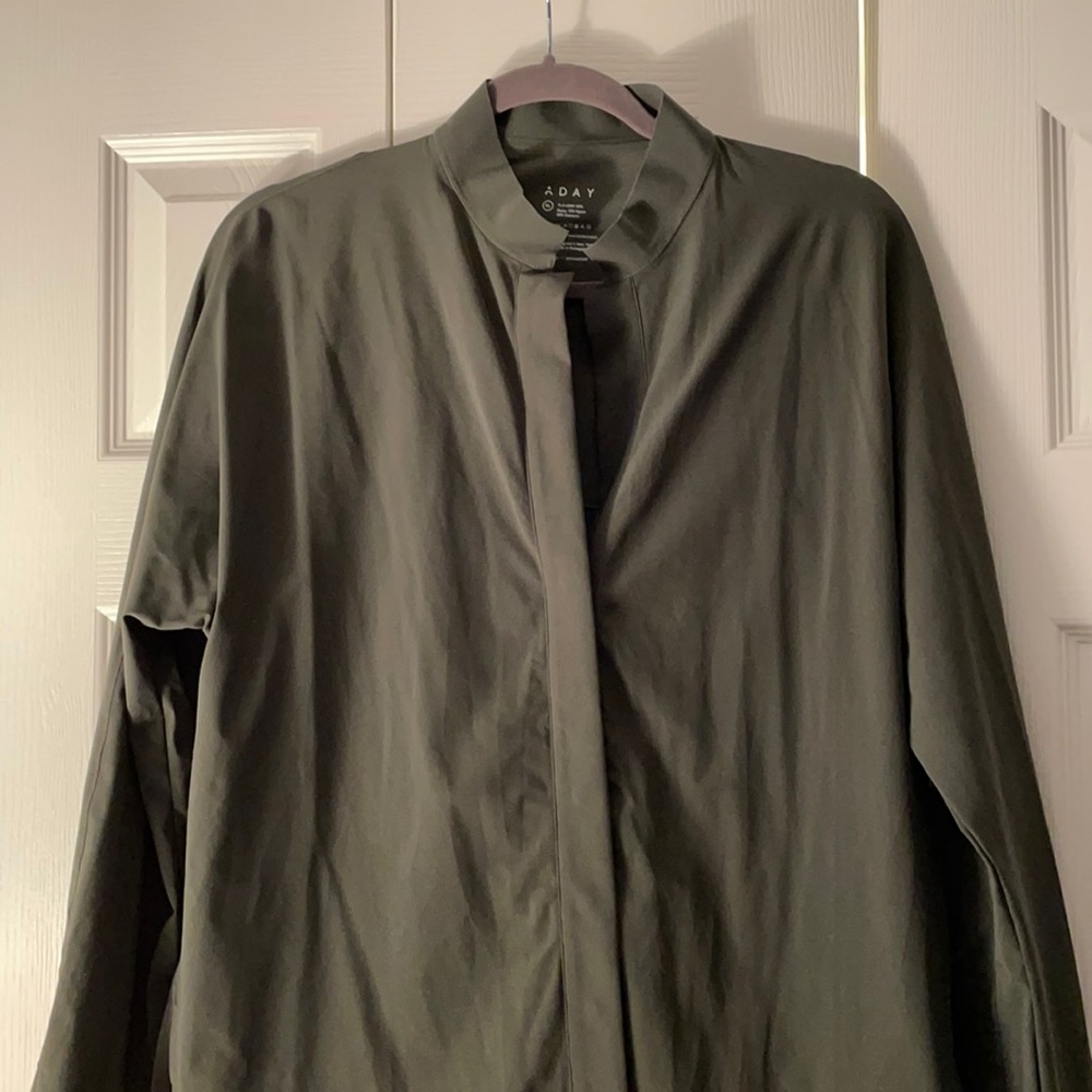 A Day snap down boyfriend shirt
